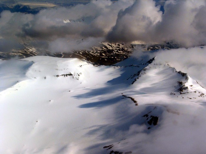 Hofsjökull glacier.
